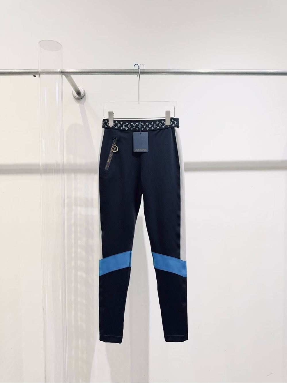 🚩steal Louis Vuitton Colorblock Leggings - Navy, Light Blue & White